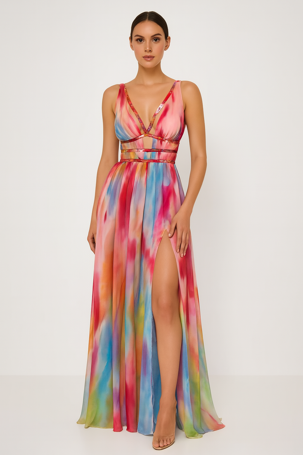 Amaya Art Inspired Maxi Dress