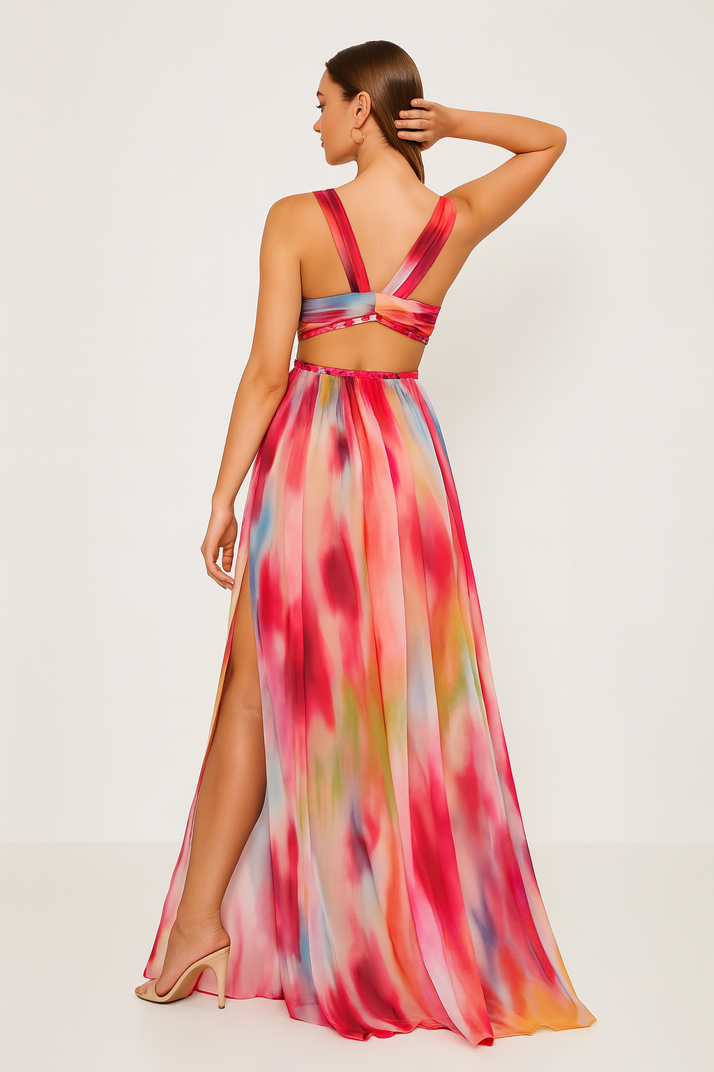 Amaya Art Inspired Maxi Dress