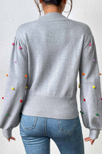 Rainbow Yarn Ball Knit Sweater