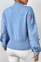 Rainbow Yarn Ball Knit Sweater