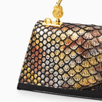 Della Luxury Patterned Tote Bag
