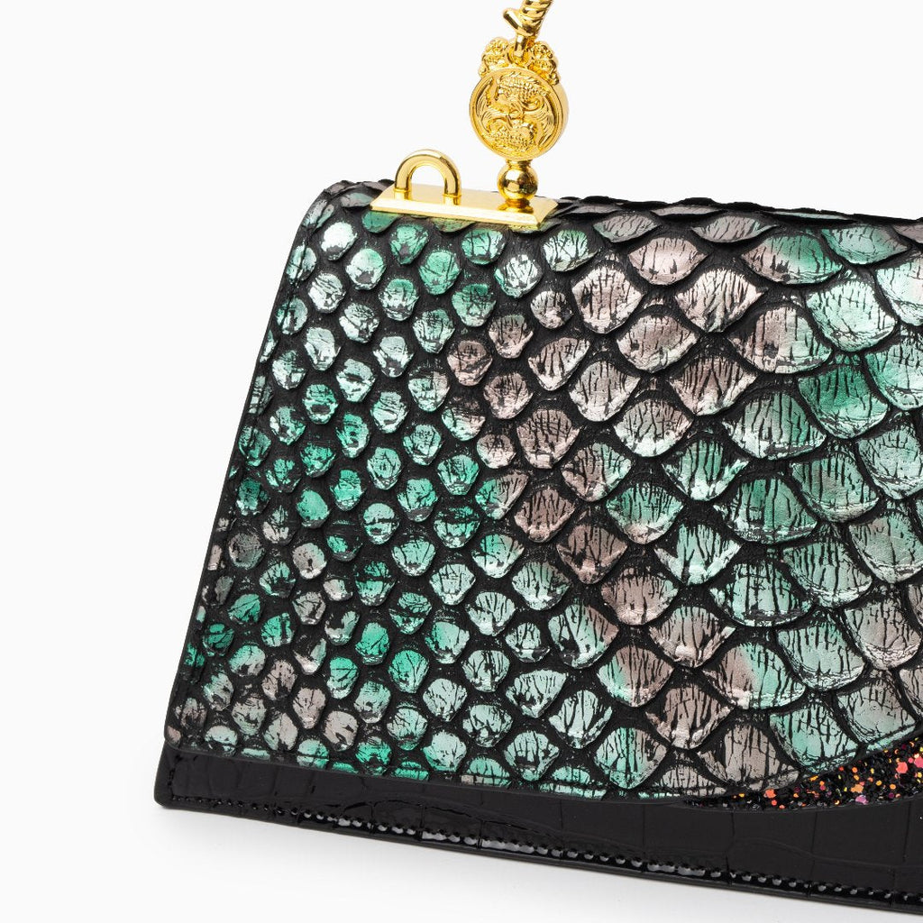 Della Luxury Patterned Tote Bag