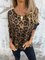Chic Leopard Print Blouse
