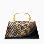 Della Luxury Patterned Tote Bag
