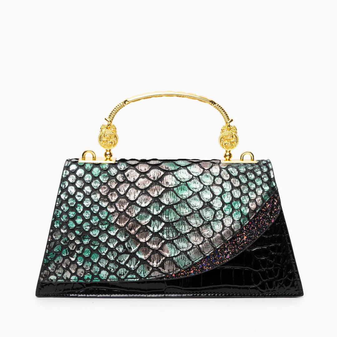 Della Luxury Patterned Tote Bag