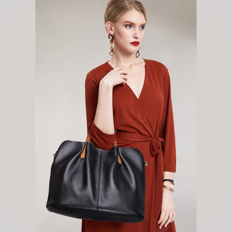 Mara Essential Genuine Leather Handbag