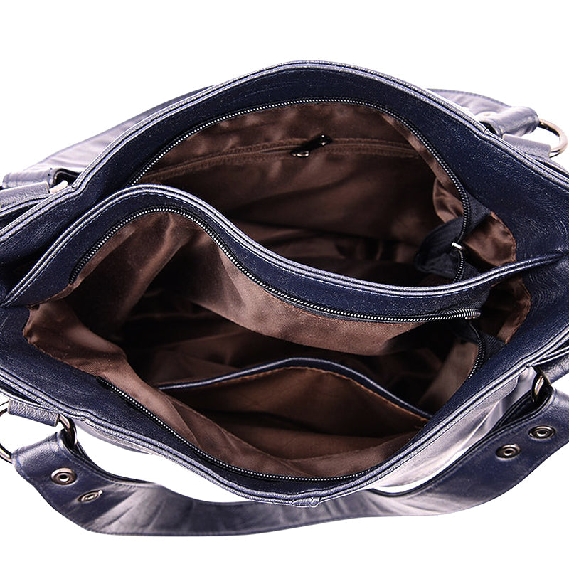 Sienna Chic Vegan Leather Shoulder Bag