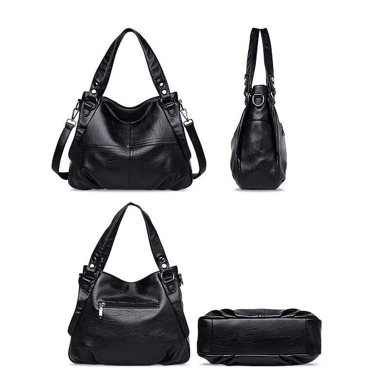 Sienna Chic Vegan Leather Shoulder Bag