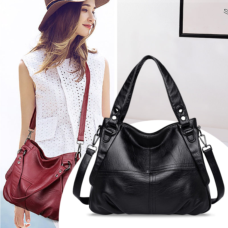 Sienna Chic Vegan Leather Shoulder Bag