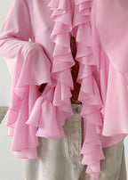 Chic Ruffled Statement Blouse