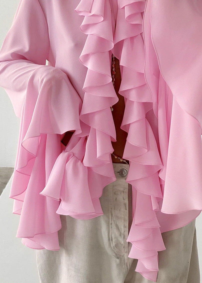 Chic Ruffled Statement Blouse