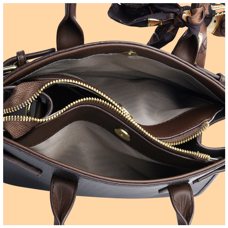 Elena Sleek Leather Handbag