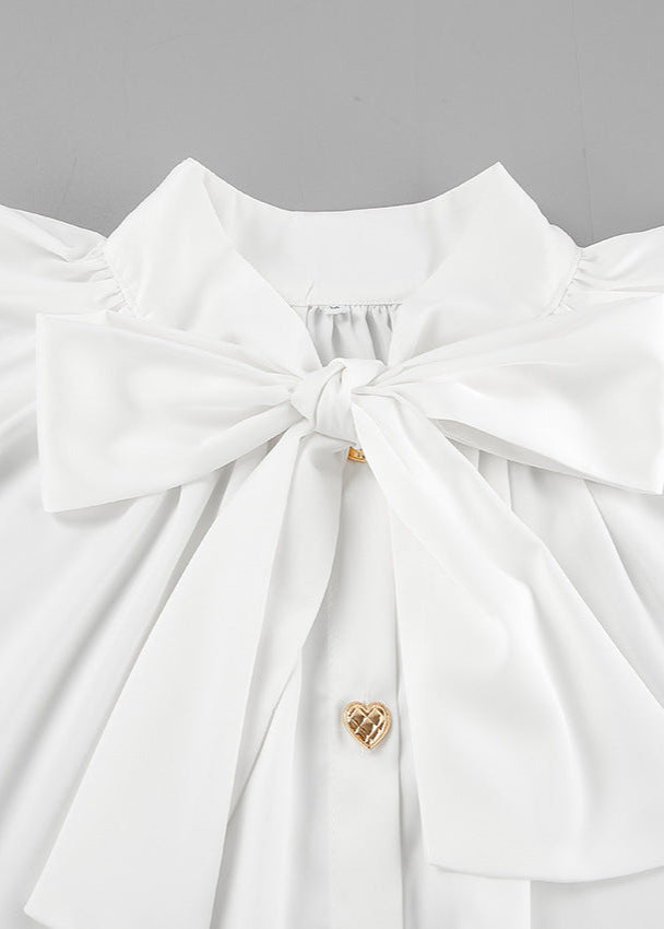 Elegant Tie Neck Blouse Dress