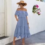 Sunny Yellow Gingham Maxi Skirt