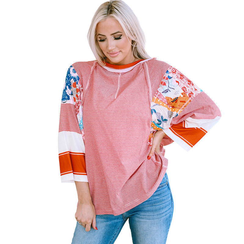 Handcrafted Batwing Patchwork Blouse