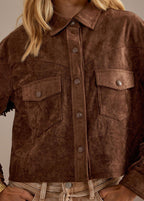 Chic Western Suede Fringe Jacket