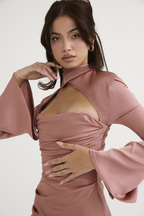 Stunning Toira Halter Mini Dress