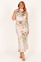 Chic Halter Neck Midi Dress
