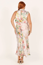 Chic Halter Neck Midi Dress