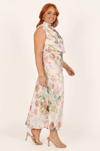 Chic Halter Neck Midi Dress