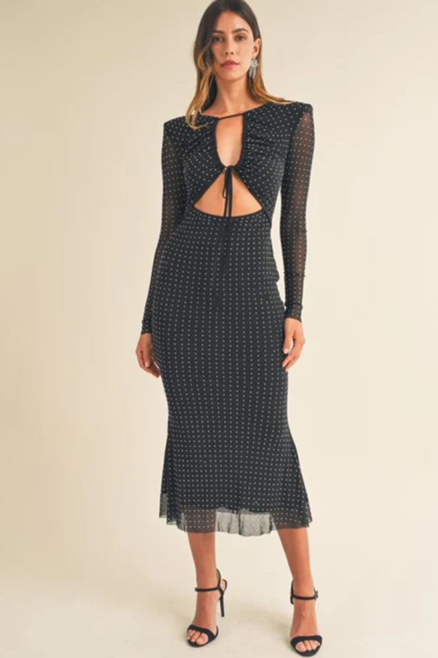 Sparkly Midi Party Dress