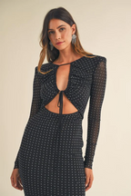 Sparkly Midi Party Dress