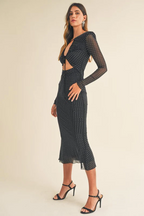 Sparkly Midi Party Dress