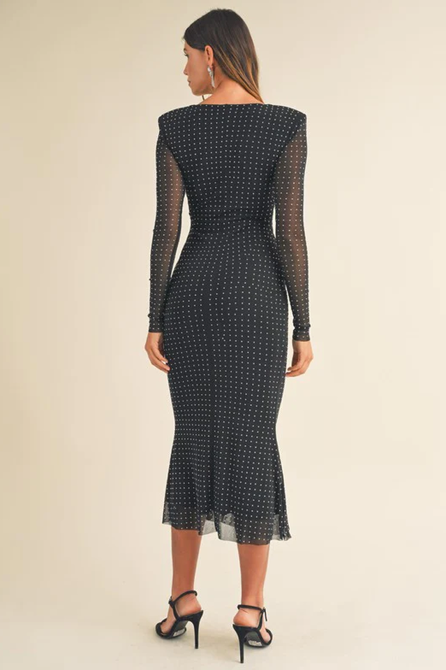 Sparkly Midi Party Dress