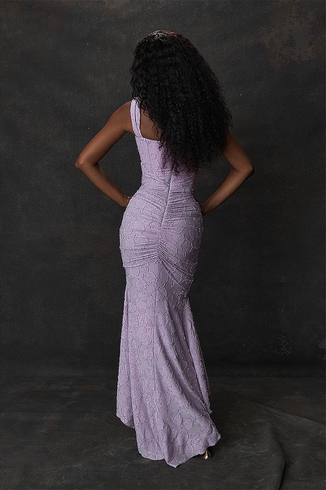 Cesca Vintage Ivory Floral Maxi Dress