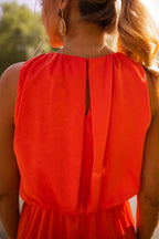 Enola Statement Modest Midi Dress