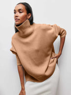 Maeva Cozy Knit High Neck Sweater