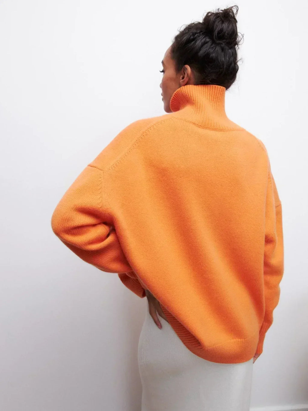 Maeva Cozy Knit High Neck Sweater