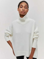 Maeva Cozy Knit High Neck Sweater