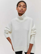 Maeva Cozy Knit High Neck Sweater