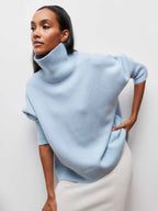 Maeva Cozy Knit High Neck Sweater