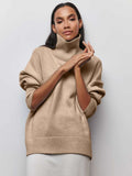 Maeva Cozy Knit High Neck Sweater