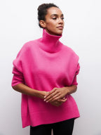 Maeva Cozy Knit High Neck Sweater