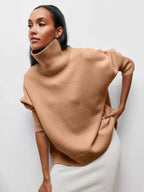 Maeva Cozy Knit High Neck Sweater