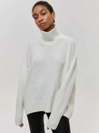 Maeva Cozy Knit High Neck Sweater