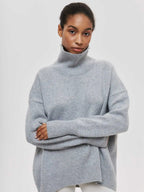 Maeva Cozy Knit High Neck Sweater