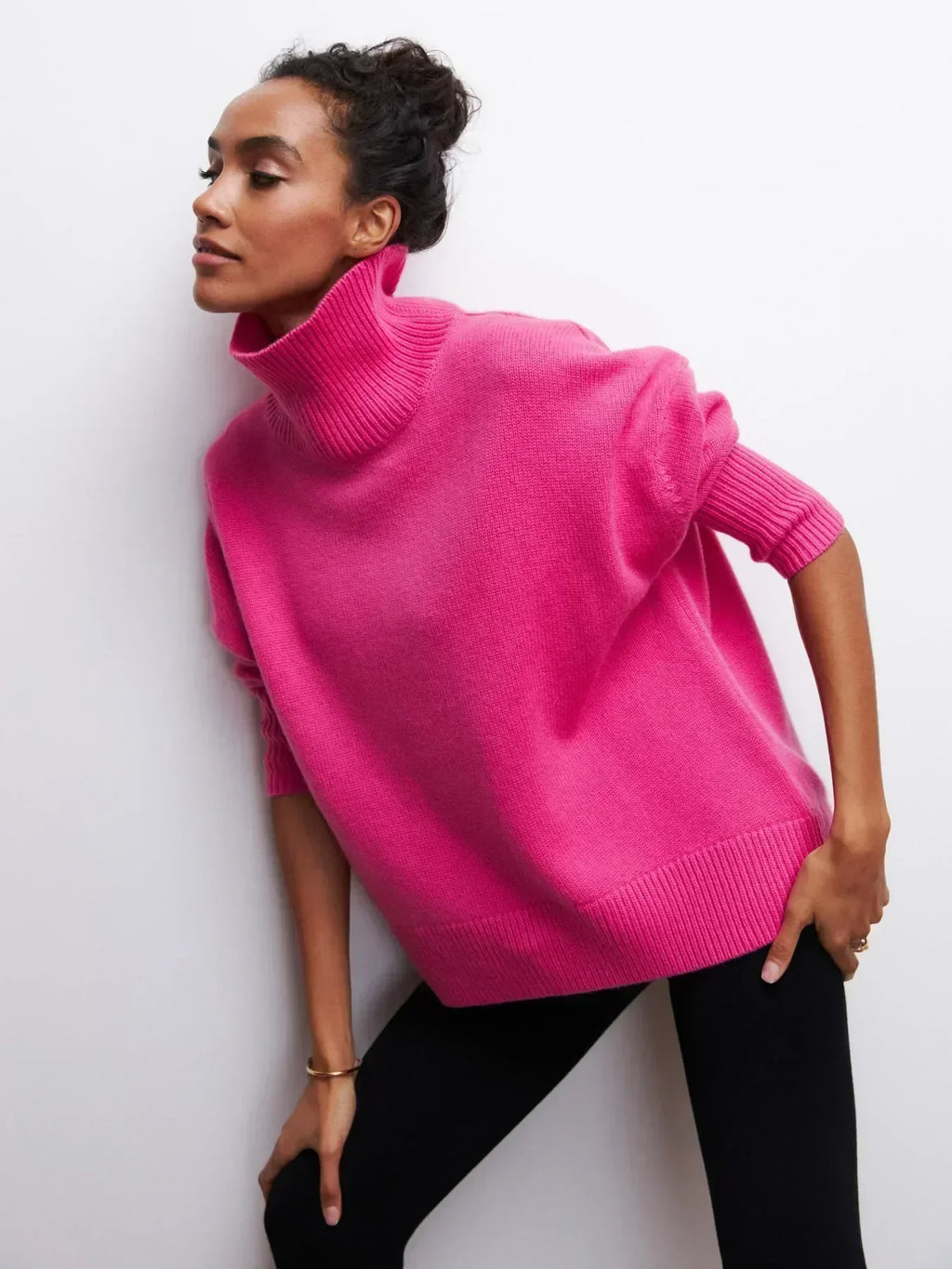 Maeva Cozy Knit High Neck Sweater