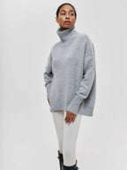 Maeva Cozy Knit High Neck Sweater