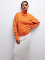 Maeva Cozy Knit High Neck Sweater