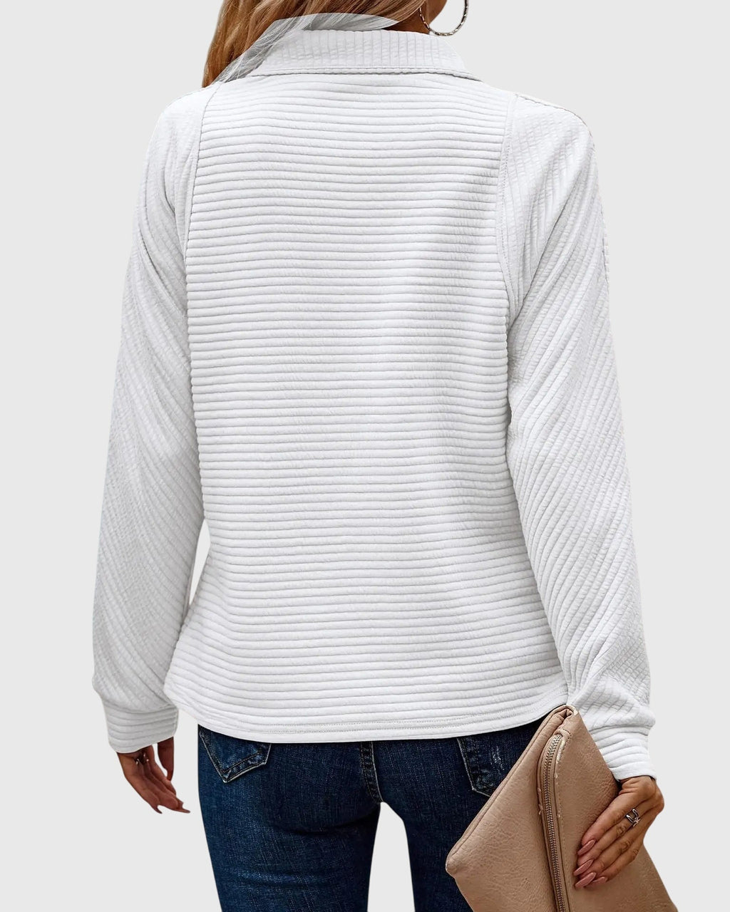 Chic Half-Zip Sweater by Molly