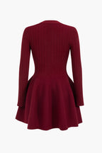 Soft Knit Sweater with Puff Hem
