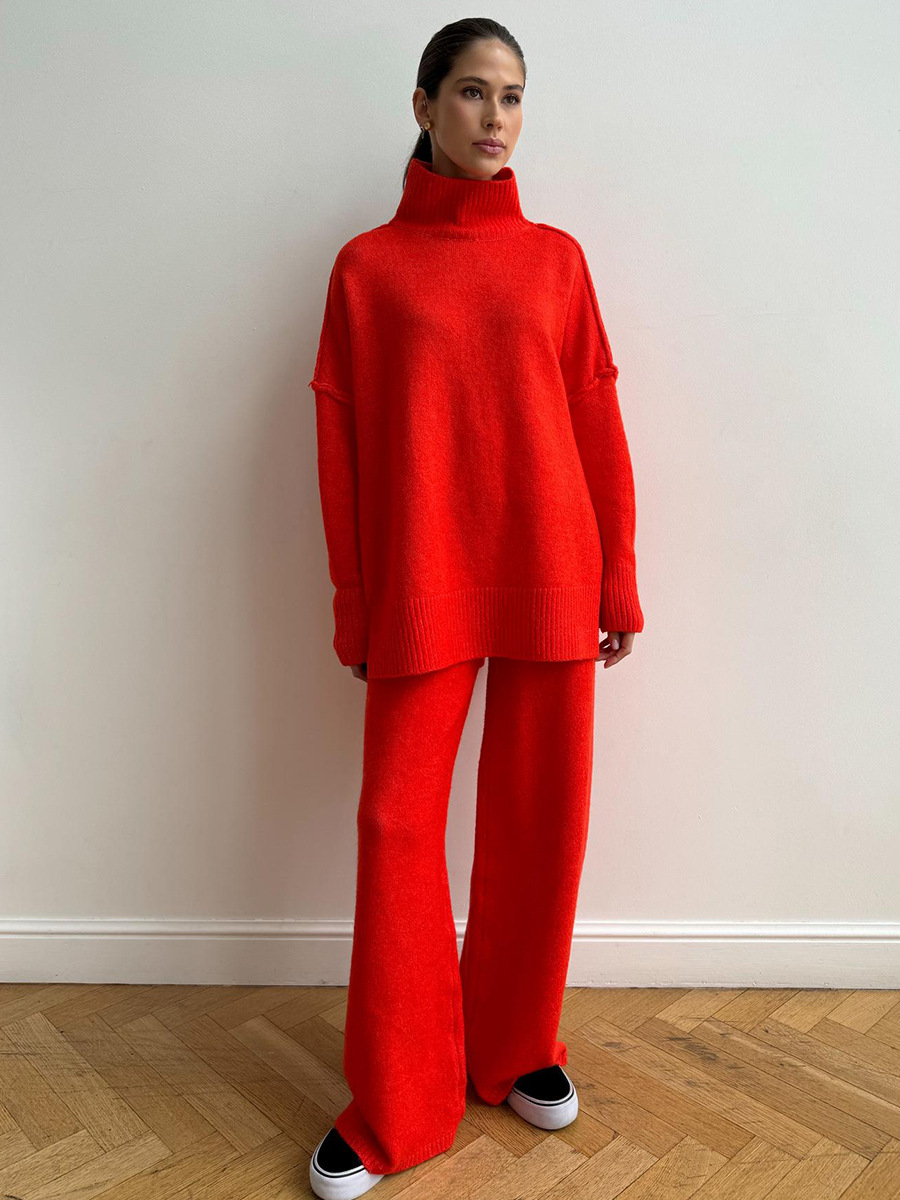 Cozy Turtleneck Sweater Pants Set