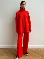 Cozy Turtleneck Sweater Pants Set