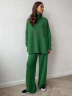 Cozy Turtleneck Sweater Pants Set