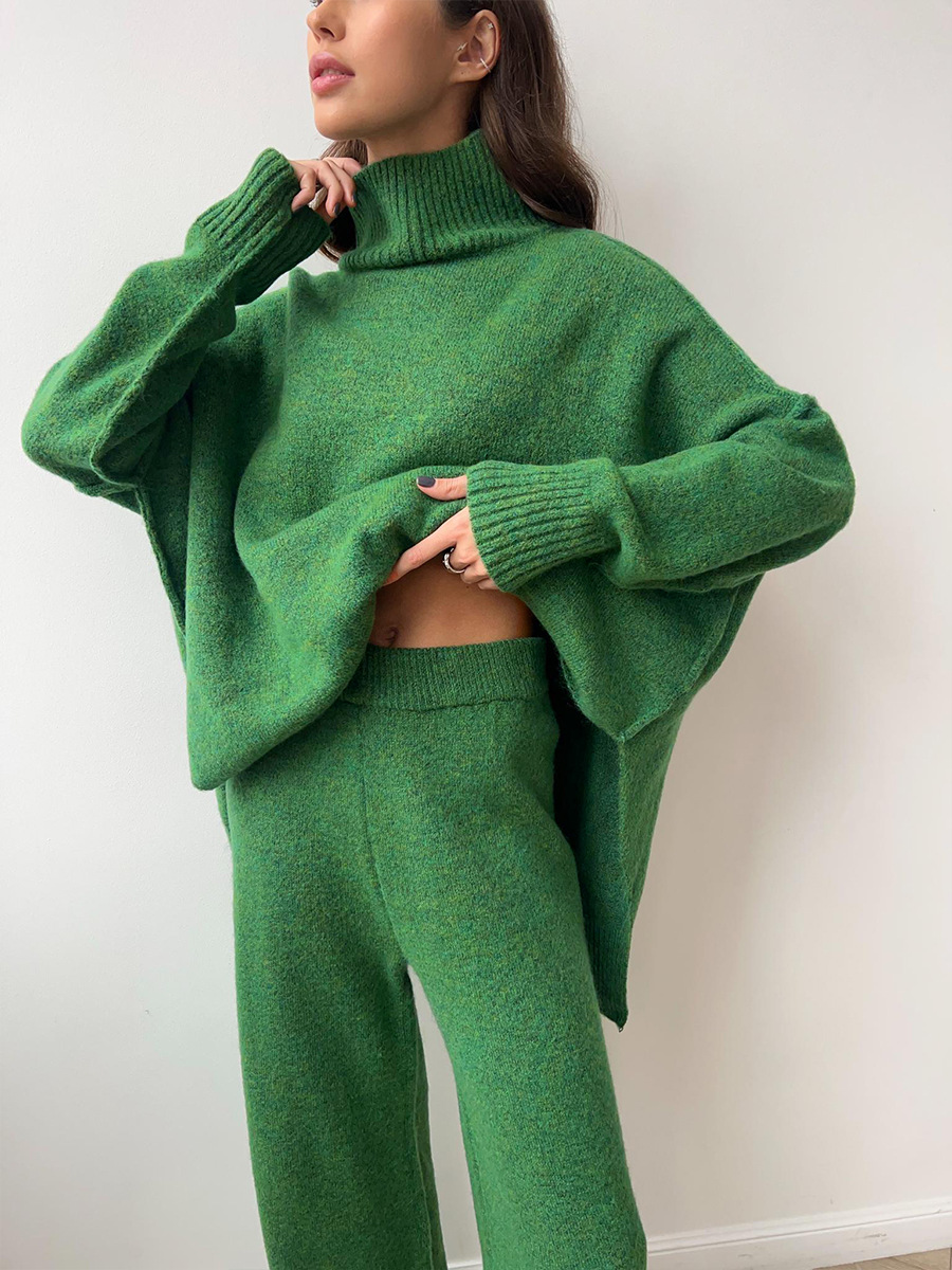 Cozy Turtleneck Sweater Pants Set