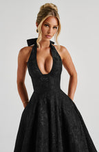 Elegant Vintage Sweetheart Midi Dress